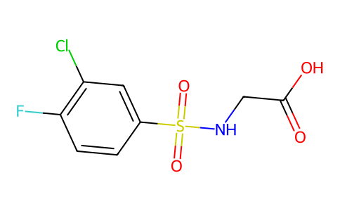 ((3-Chloro-4-fluorophenyl)sulfonyl)glycine 613657-33-3